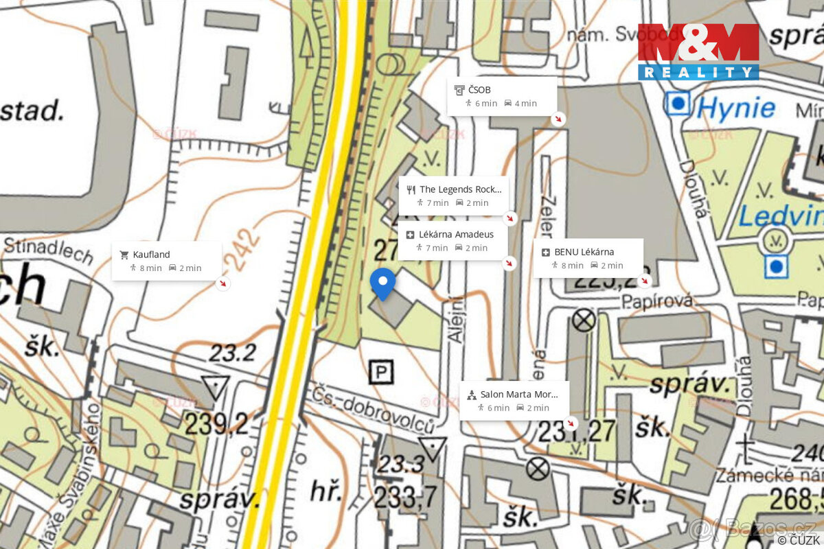 Pronájem bytu 1+1 v Teplicích, ul. Alejní - 8