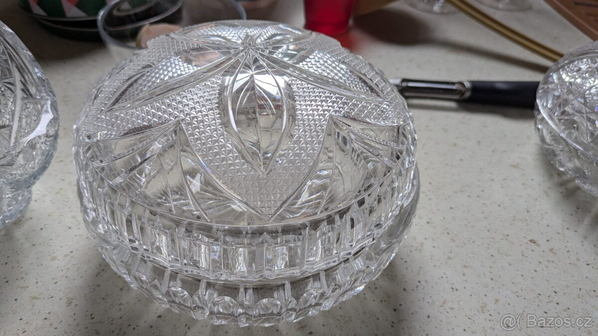 Prodám český broušený křišťál - 8