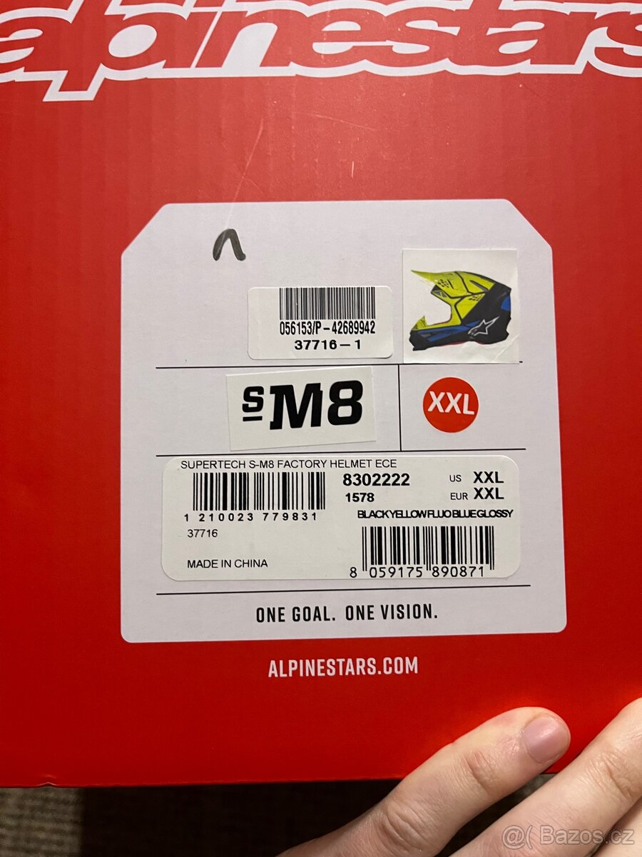 Přilba Alpinestars SM 8 Vel XXL - 8