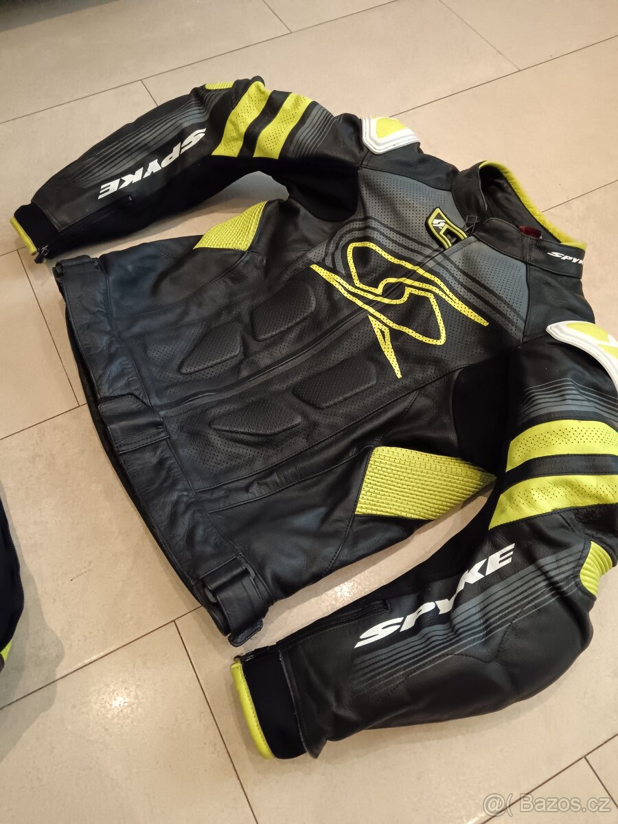 Spyke Estoril Sport-Pánská kožená moto kombinéza, dvoudílná - 8
