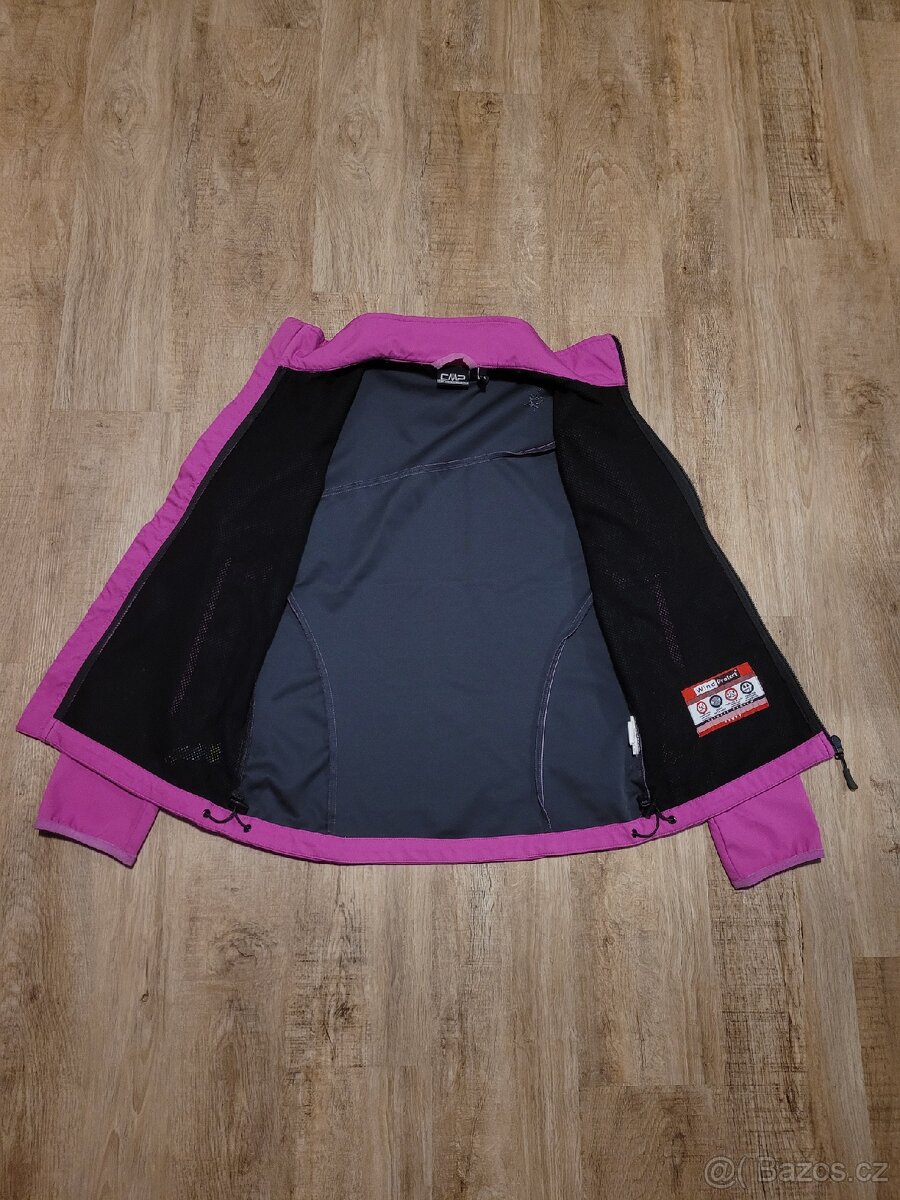 Lehká růžová softshellová bunda CMP - 8