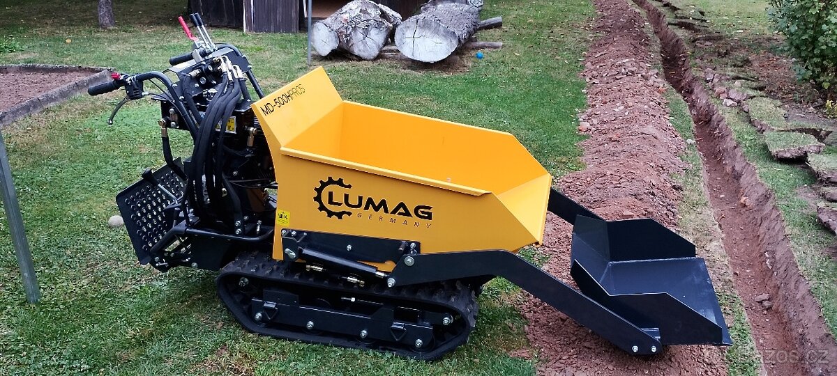 Prodám minidumper Lumag MD500HPROS najeto jen 10Mthod - 8