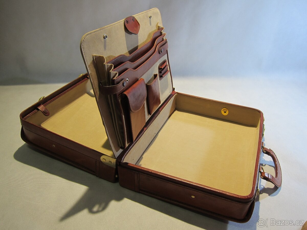 kožený kufřík I.republika SLEVA - 8