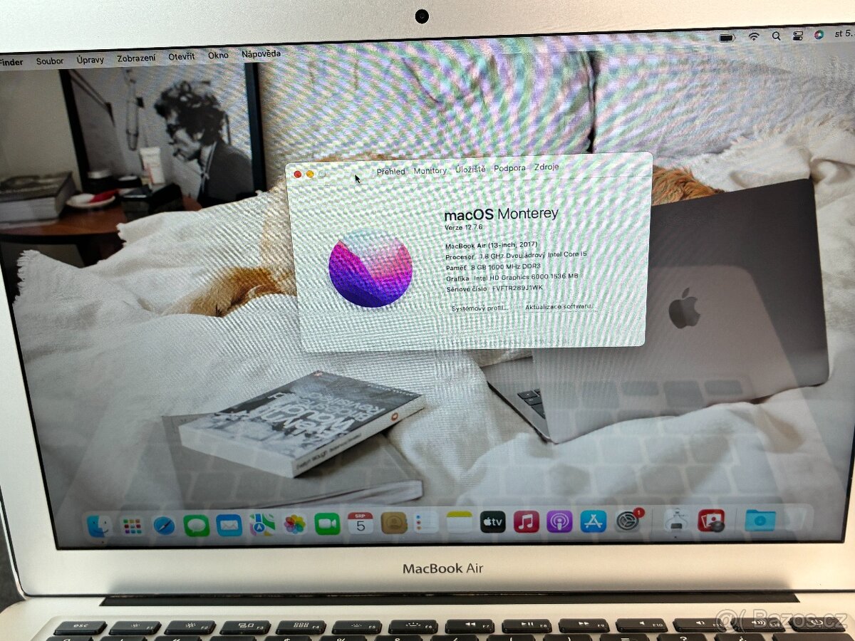 MacBook Air 13'' 2017 / i5 / 8GB / 128GB SSD - DPH - 8