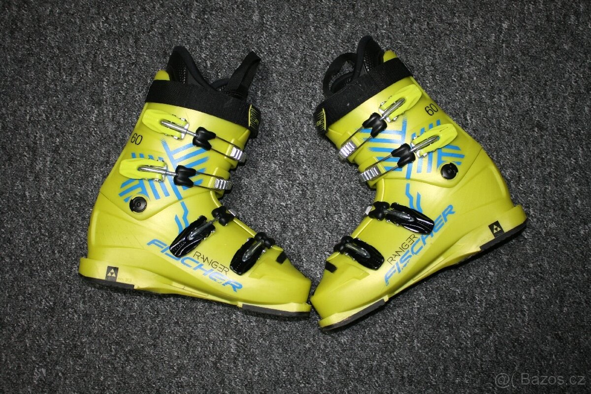 lyže Stockli 138 cm , fischer lyžáky - 8