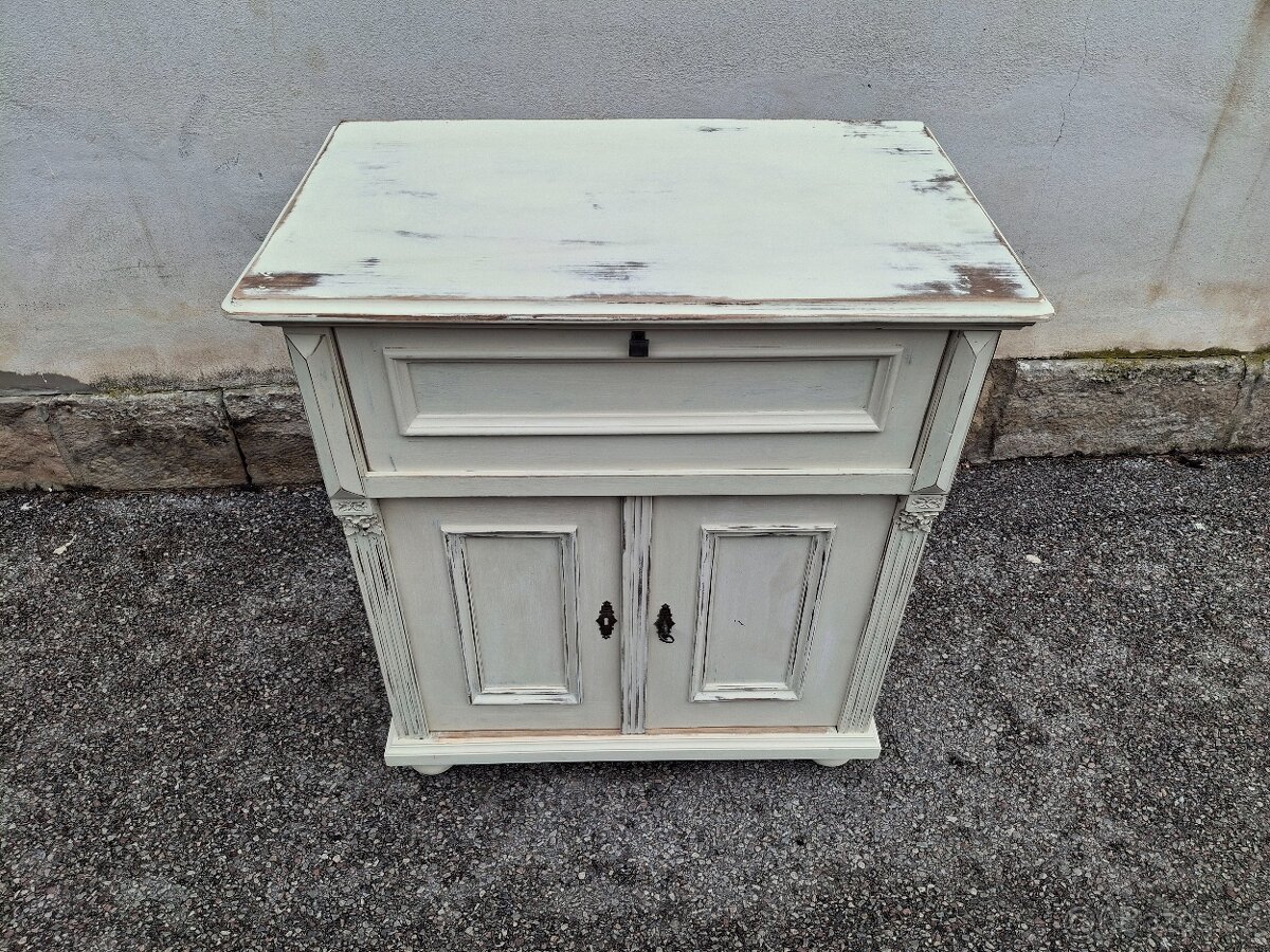 Starožitné lavabo skřínka po celkové renovaci - 8