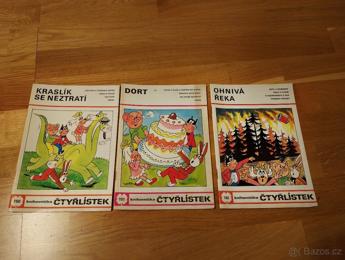 Čtyřlístek - časopisy 1981 - 1988 - 8