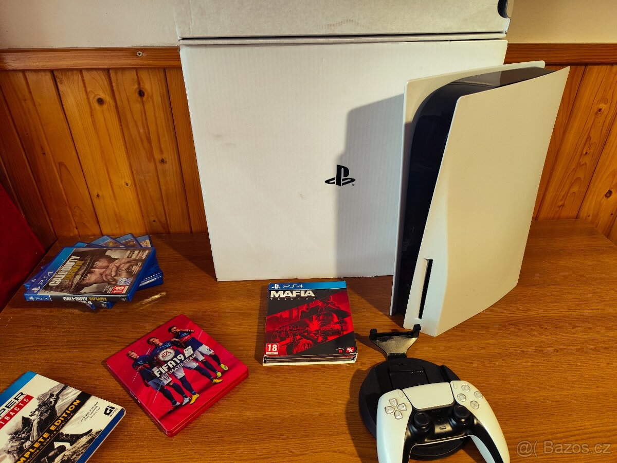 PS5 herní konzole záruční list , hry - 8