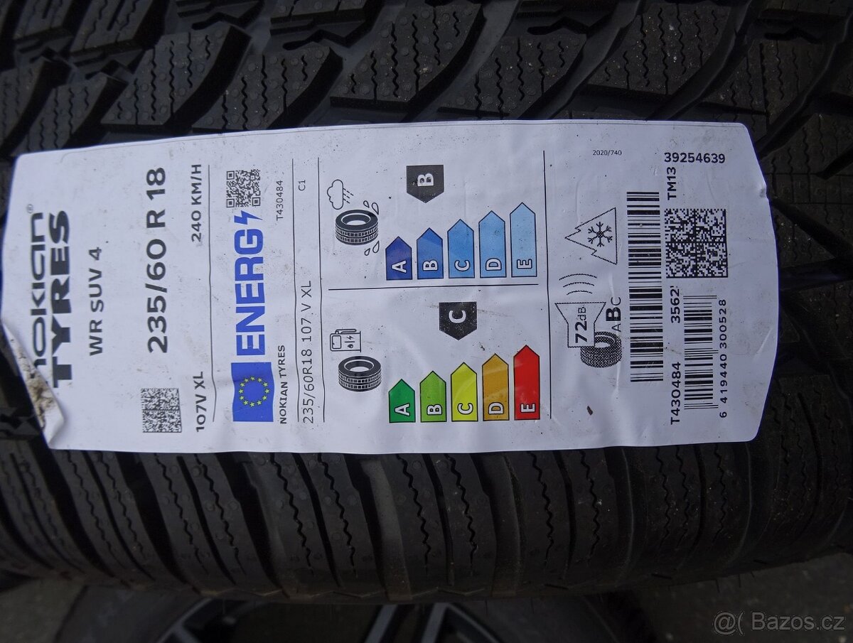 Zimní sada Mercedes GLC, 18", 5x112, ET 38, pneu Nokian - 8