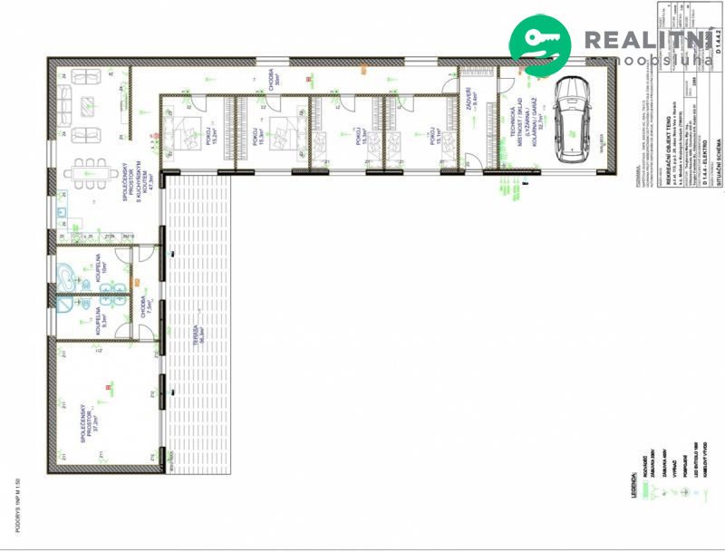 pozemek s objektem na rekonstrukci s projektem Mníšek - 8