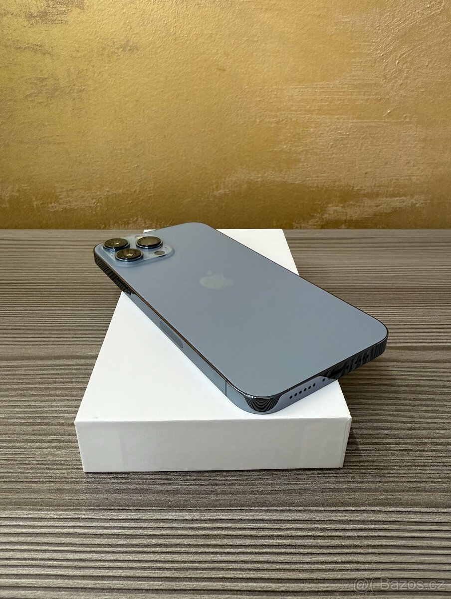 Apple iPhone 13 Pro Max 128GB modrý, baterie 100% - 8