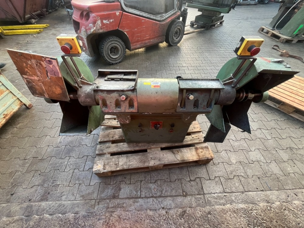 Dvoukotoučová stojanová leštička Kovofiniš, 7,5 kW - 8