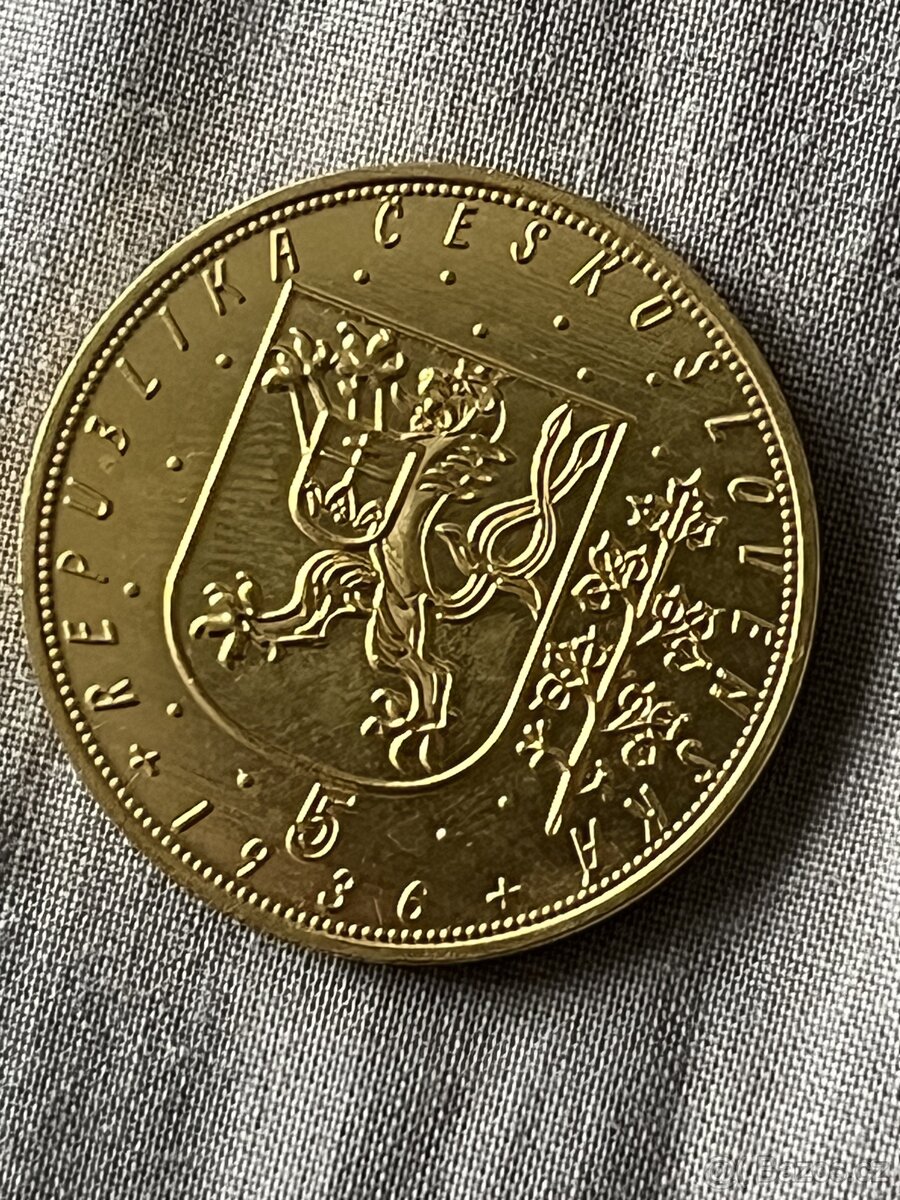 Mince Československo 1/3 dukaty, Praga mater - 8