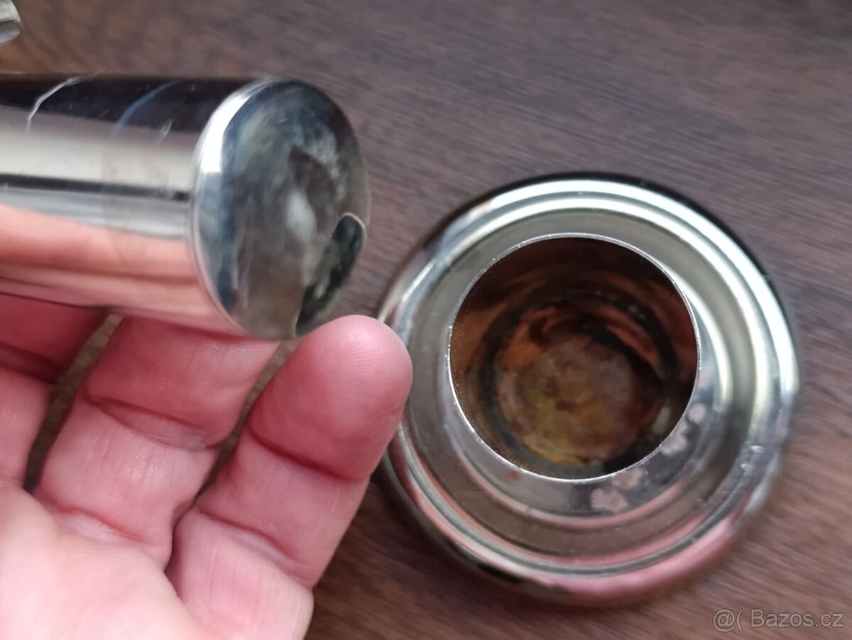 Starý ohříváček - ohřívač na pivo ve stojánku - 8