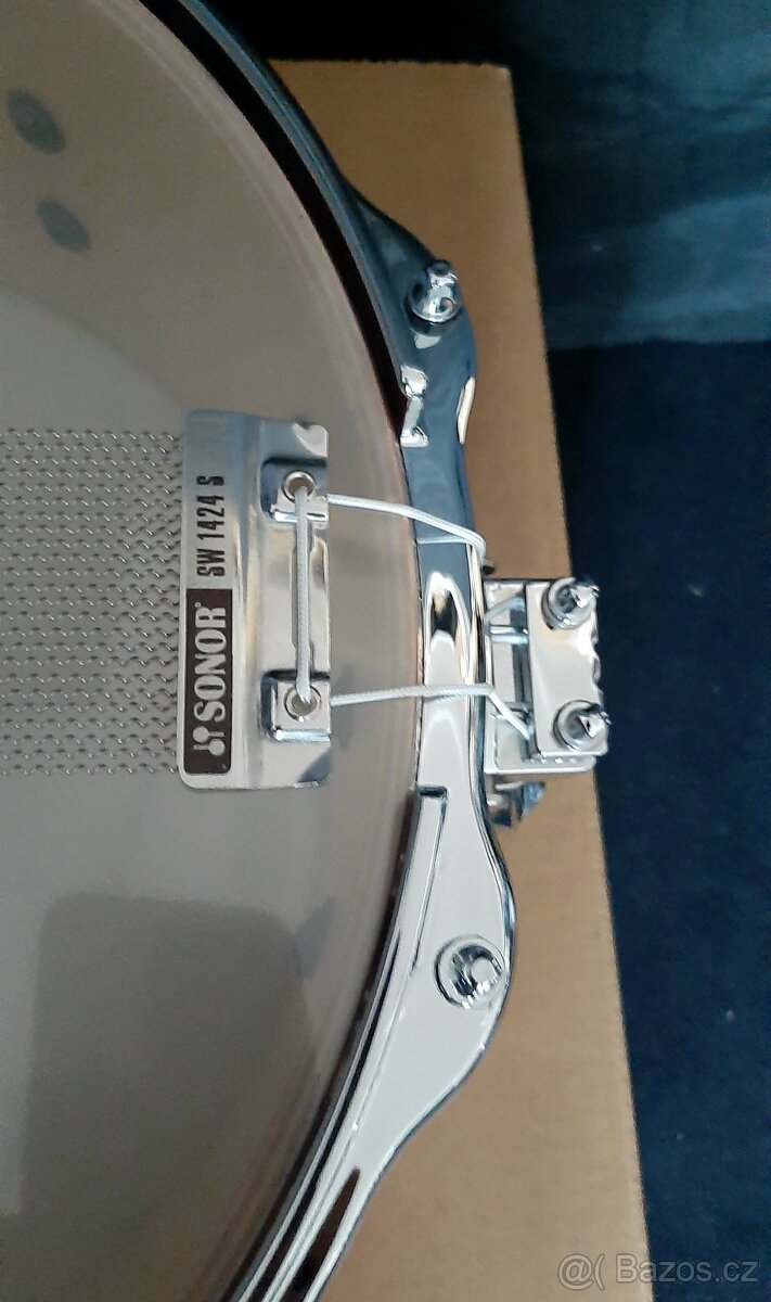 Prodám nový snare Sonor SQ2 Birch- 14x6" Fiery red - 8