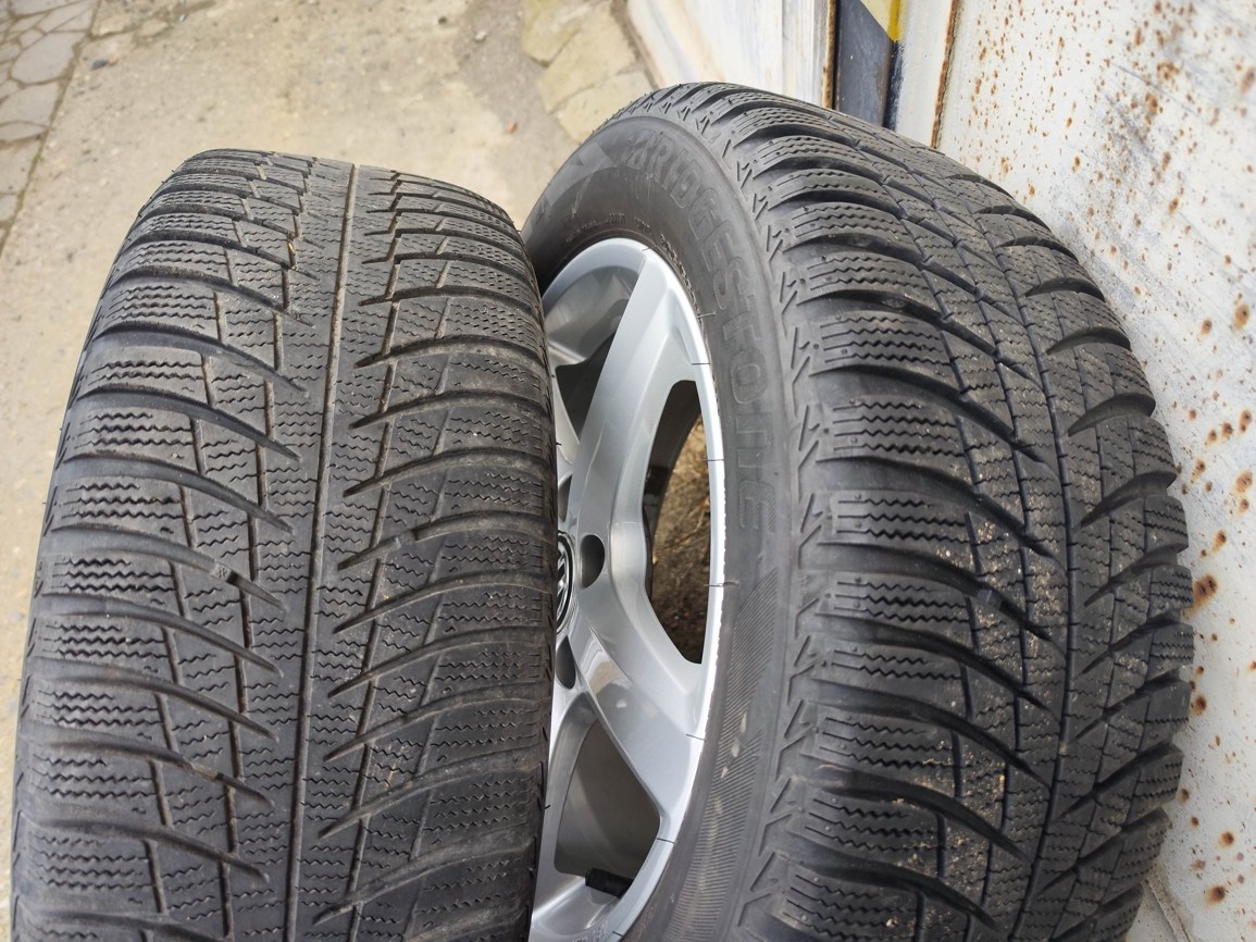 16"zimní alu sada Aspen 5x112 origo Golf 7 6 Touran Caddy - 8