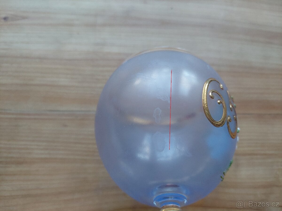 Ručně malovaná sklenice k 65. výročí, životní jubileum dárek - 8