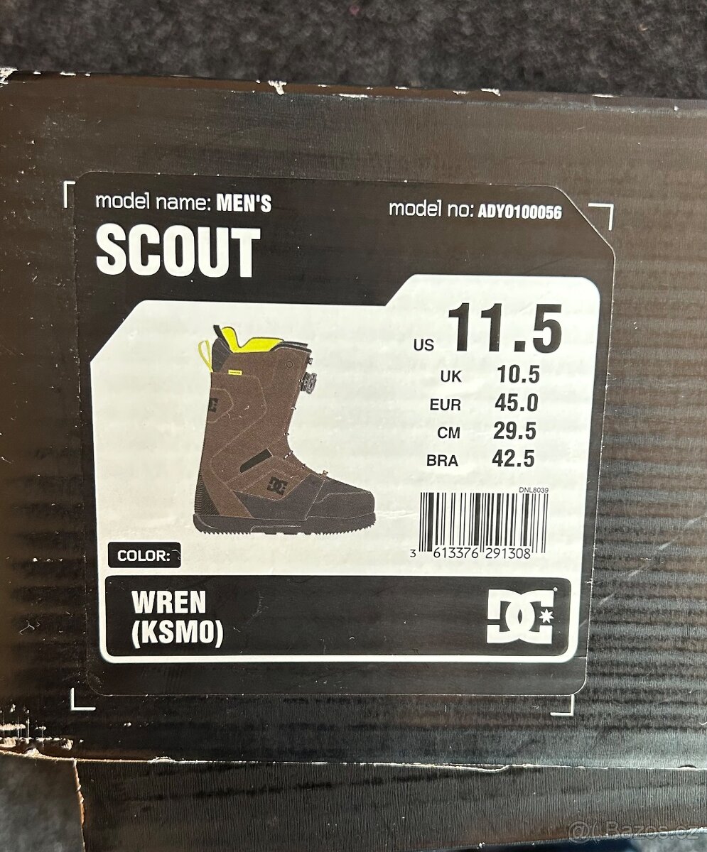 Snowboard boty DC SCOUT WREN 2022 vel. 45 (sedí na 43/44) - 8