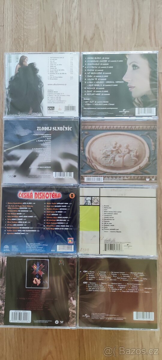 Prodám CD a DVD České a Slovenské.3 - 8
