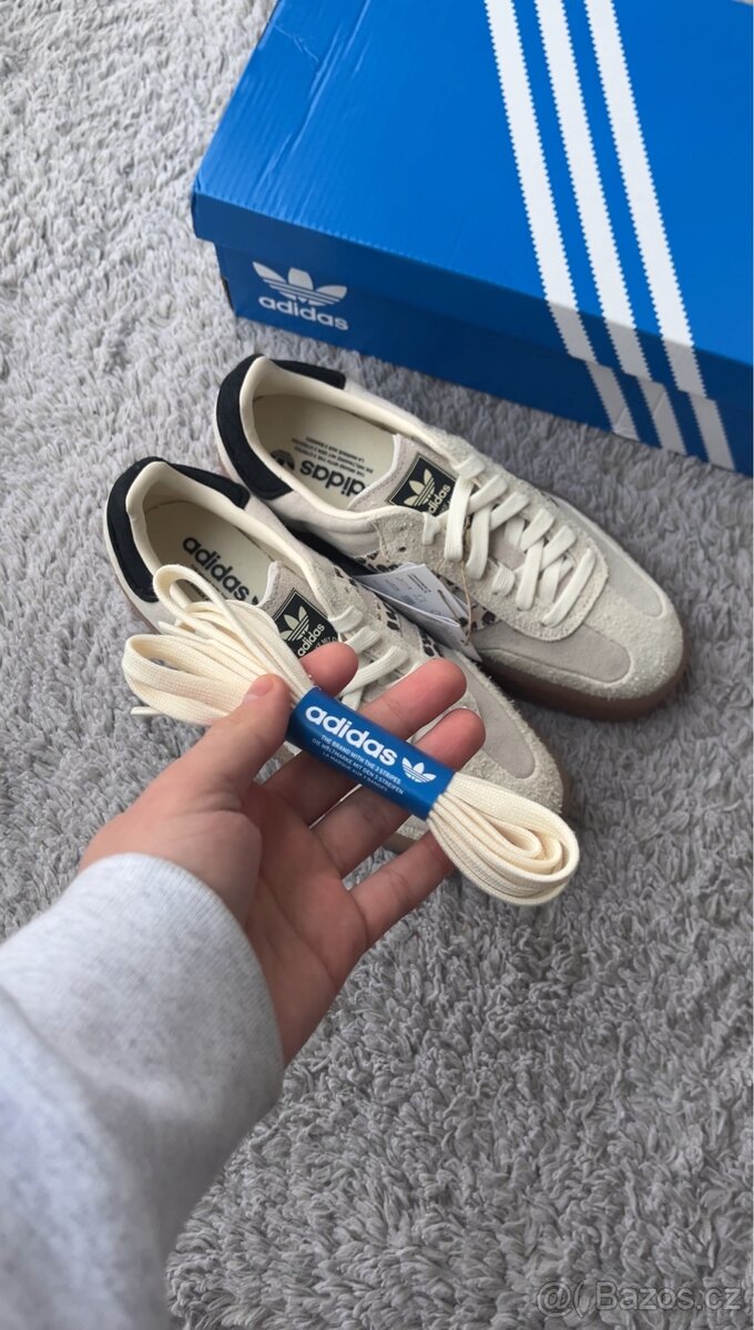 adidas Sambae Leopard Off White (W) - 8