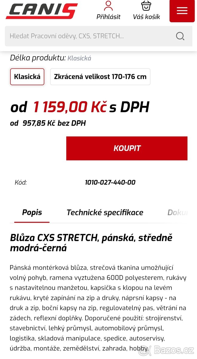 CXS stretch bunda - 8