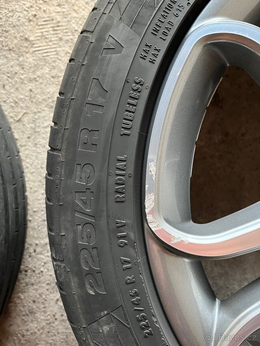225/45 R17 Mercedes-Benz originál, 5900,- za celou sadu - 8