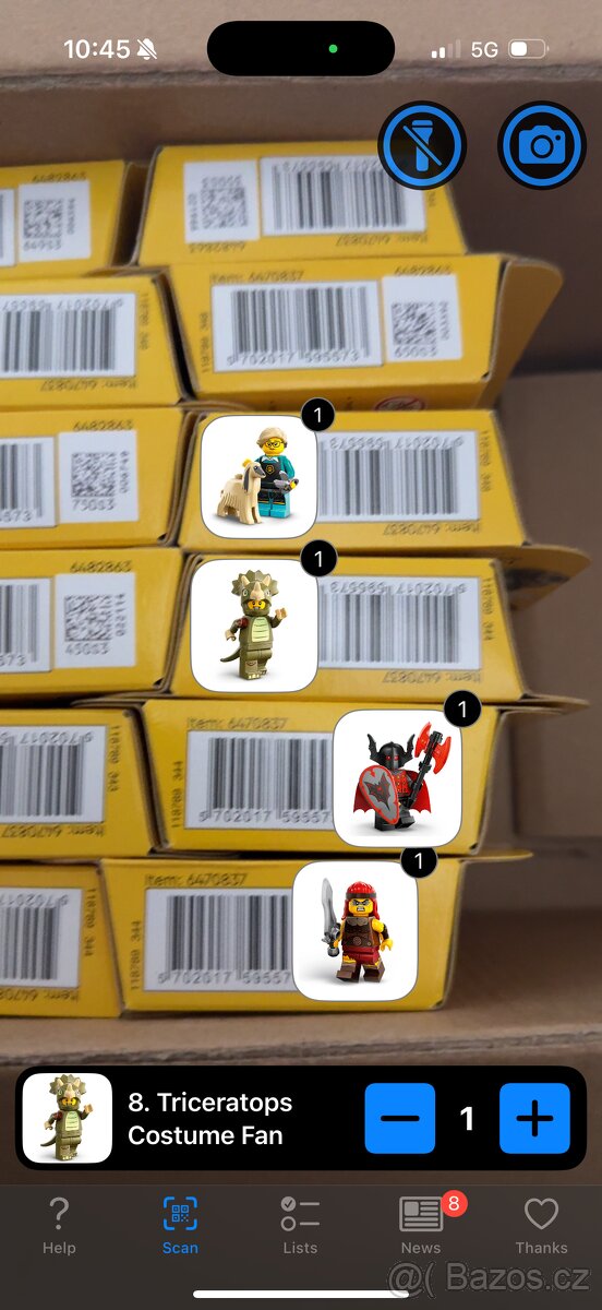 Lego minifigurky 71045 a 71048 kompletní serie - 8