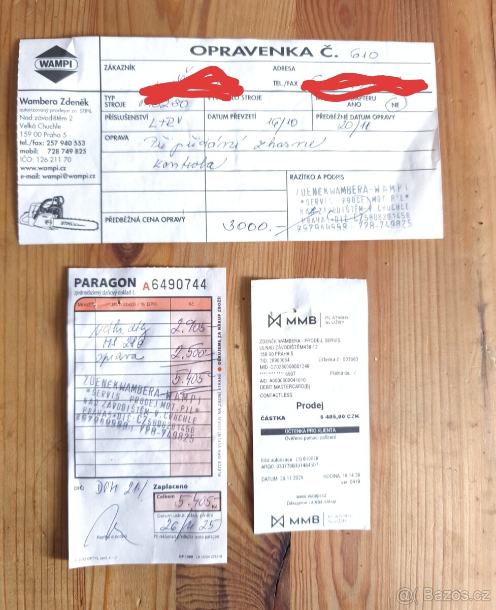 Pila stihl MS 280 po velkém servisu - 8