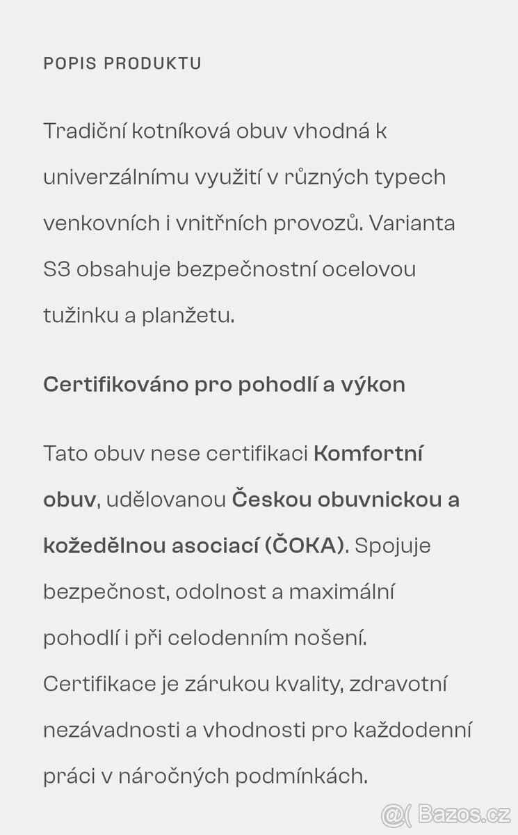NOVÁ pracovní obuv TROD S3 Velikost 41 - 8