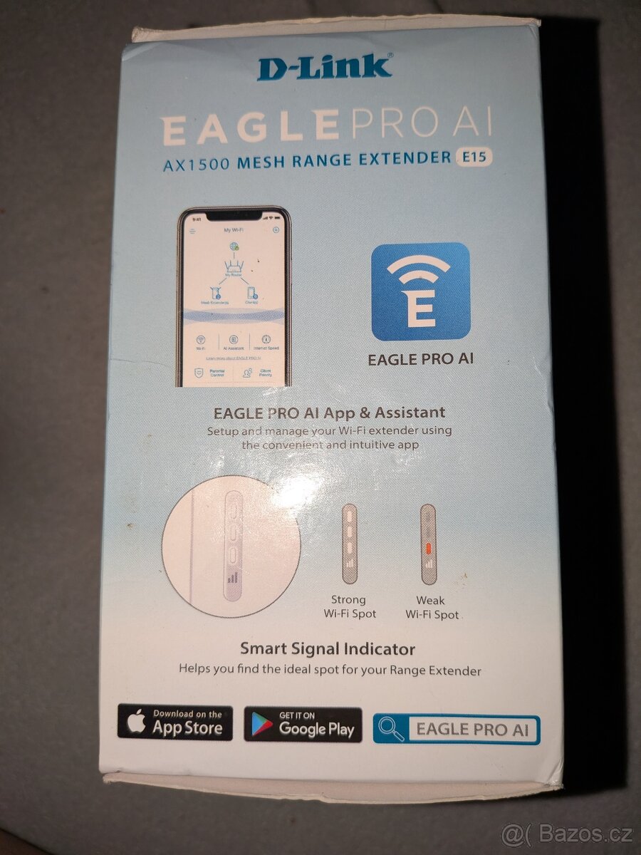 Wi-Fi 6 extender D-Link EAGLE PRO AI E15 (AX1500) - 8