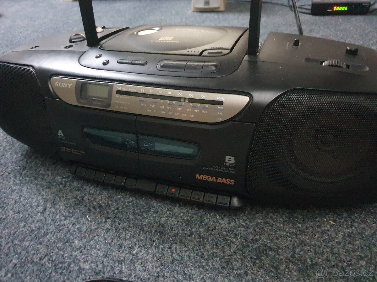 SONY CFD-112L rádio cd magneťák - 8