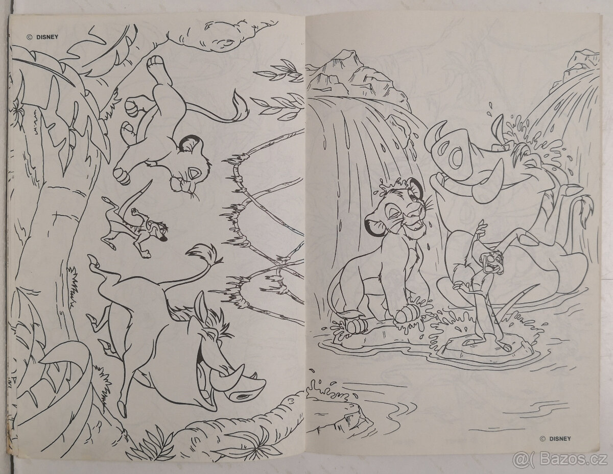 Omaľovanka Leví kráľ - 8