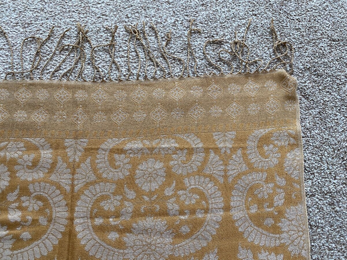 Velký dámský šátek se vzorem - akryl - 8