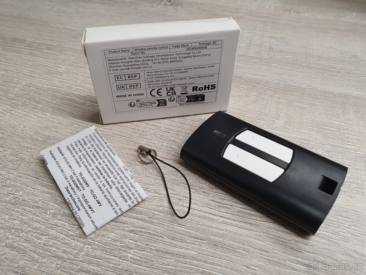 KOMPATIBILNÍ DÁLKOVÉ OVLÁDÁNÍ POHONU ruzne ZNAČKY. - 8