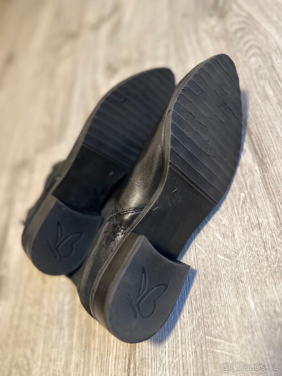 Kozačky Caprice, černé, vel. 40,5 - 8