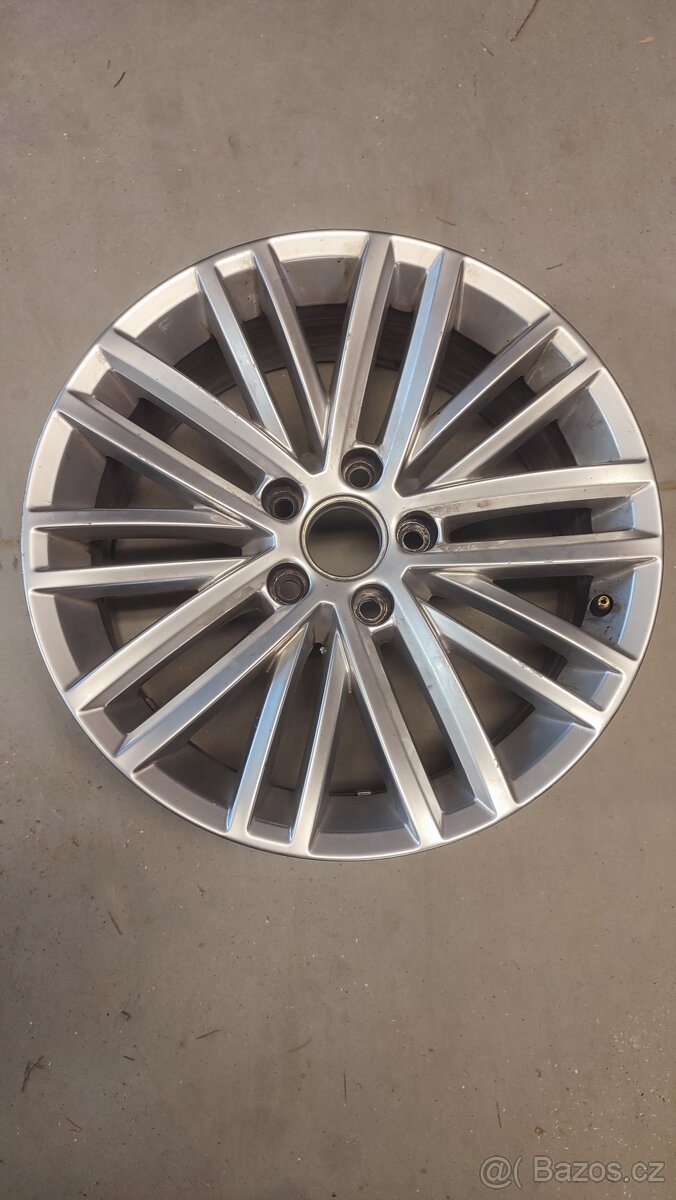 Alu disky VW Sharan 7Jx17H2 ET39 5/112- použité - 8