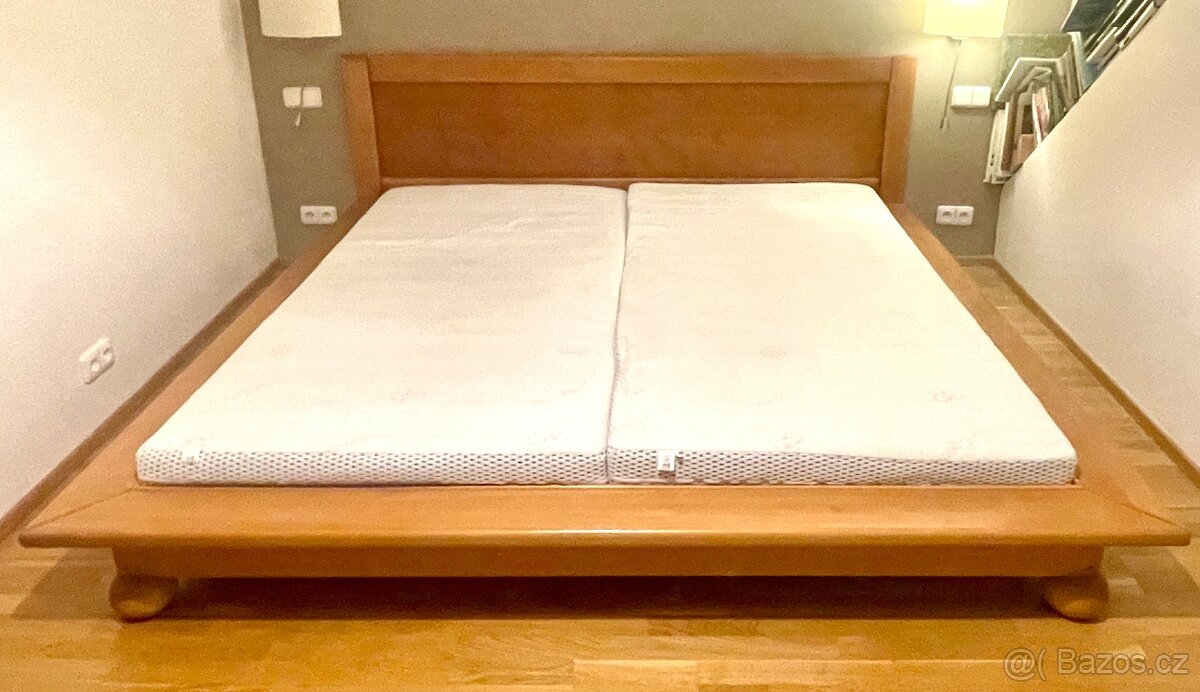 Manželská postel masiv 200x220 - 8