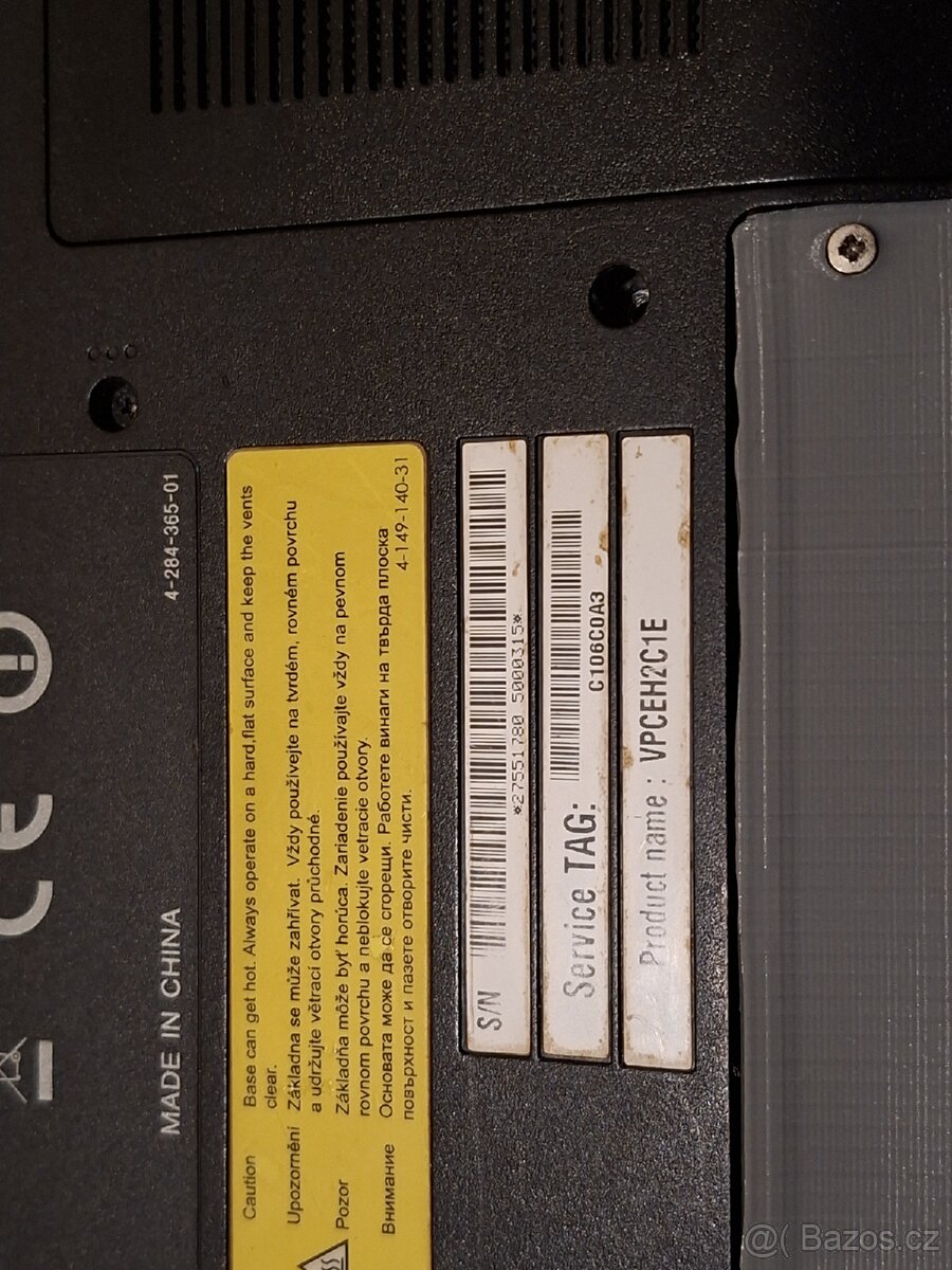 Notebook Sony Vaio VPCEH PCG-71811M - 8