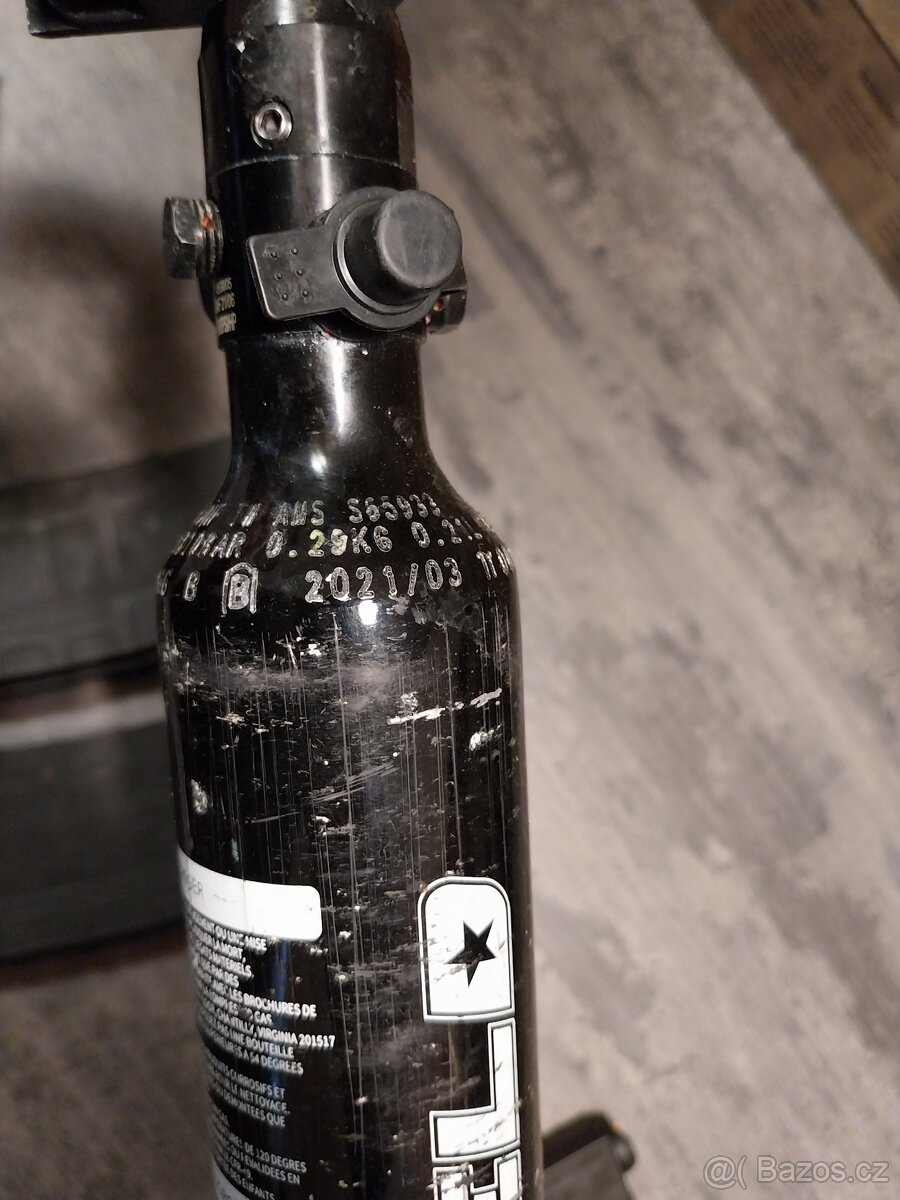 POUŽITÝ-> Tippmann TMC Black ELITE + HPA lahev - 8