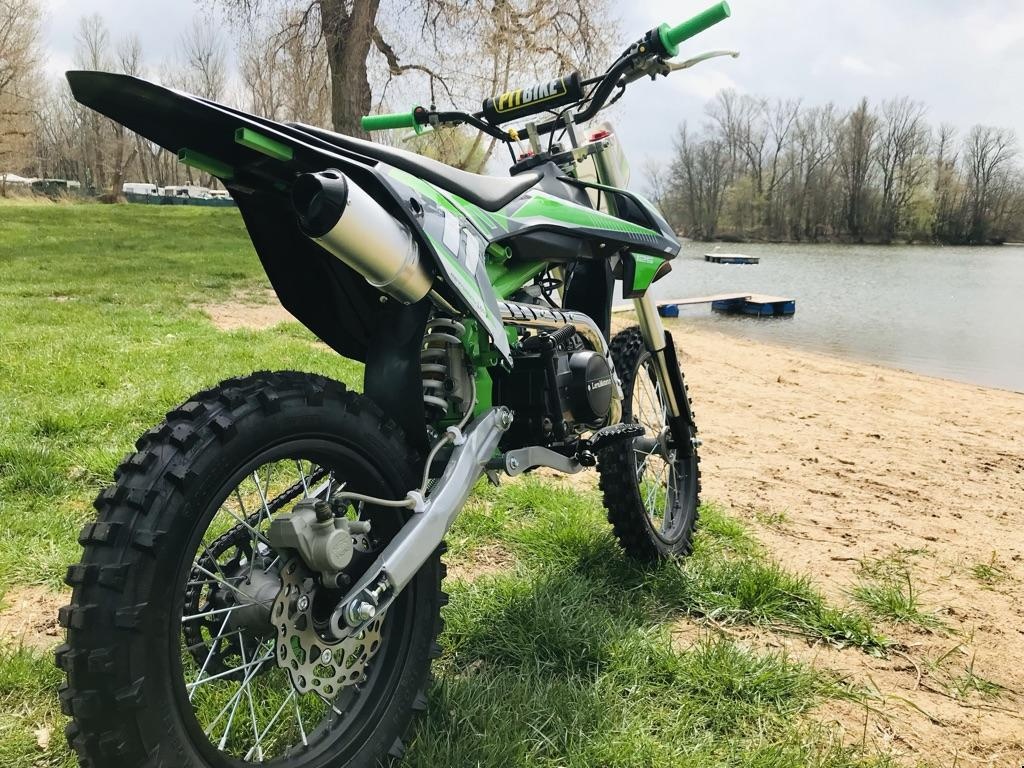 Pitbike Leramotors Shark 125ccm, el. start, zeleny - 8