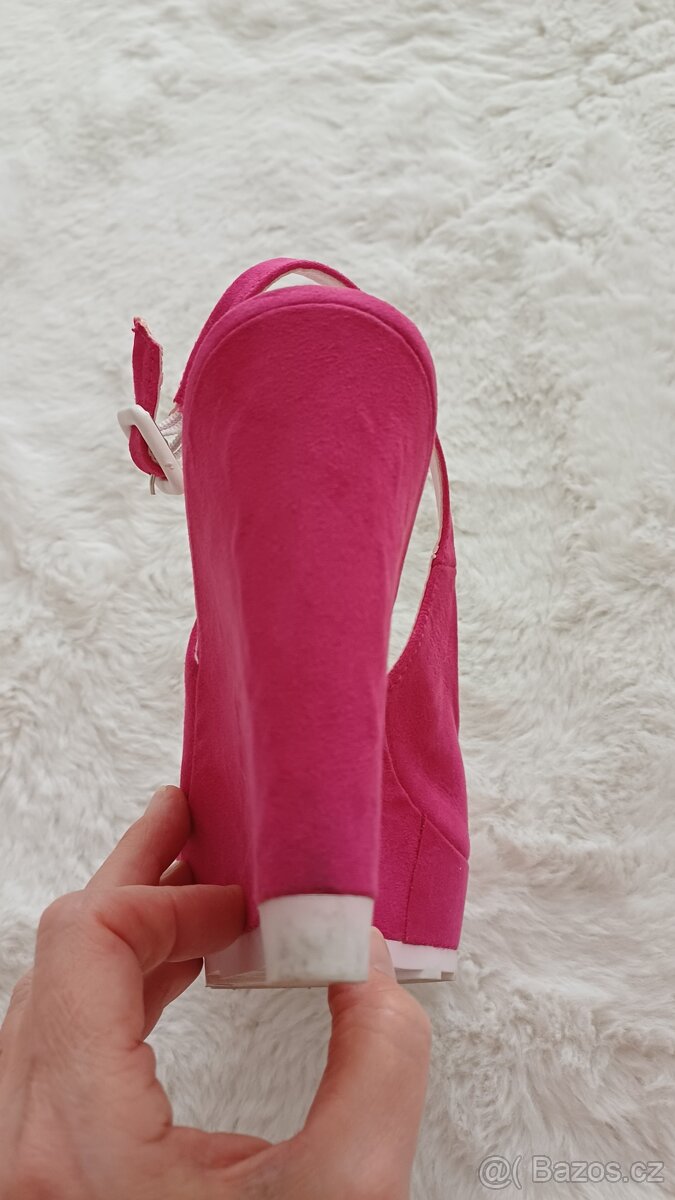 Dámské sandály na klínku/ platformě Jenny fairy - 8