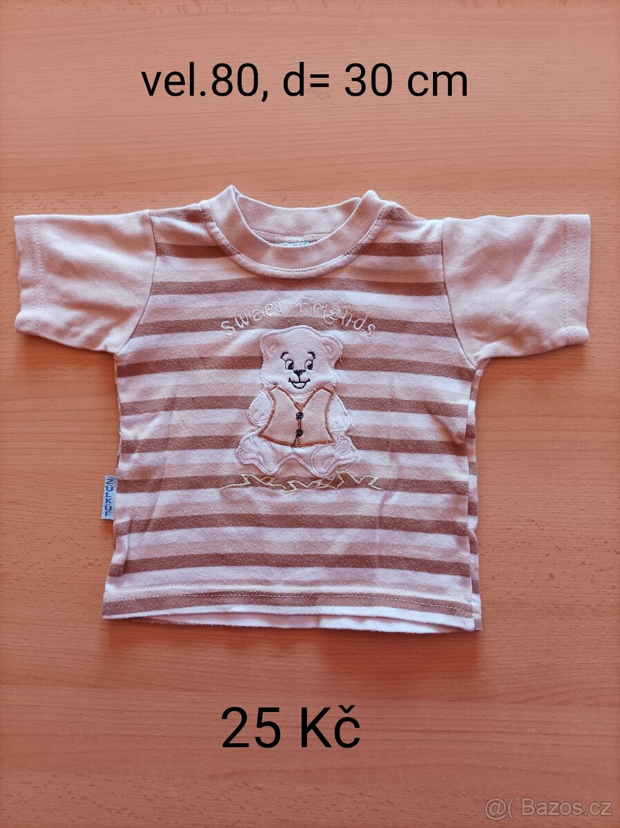 Trička vel 80 různá - 8