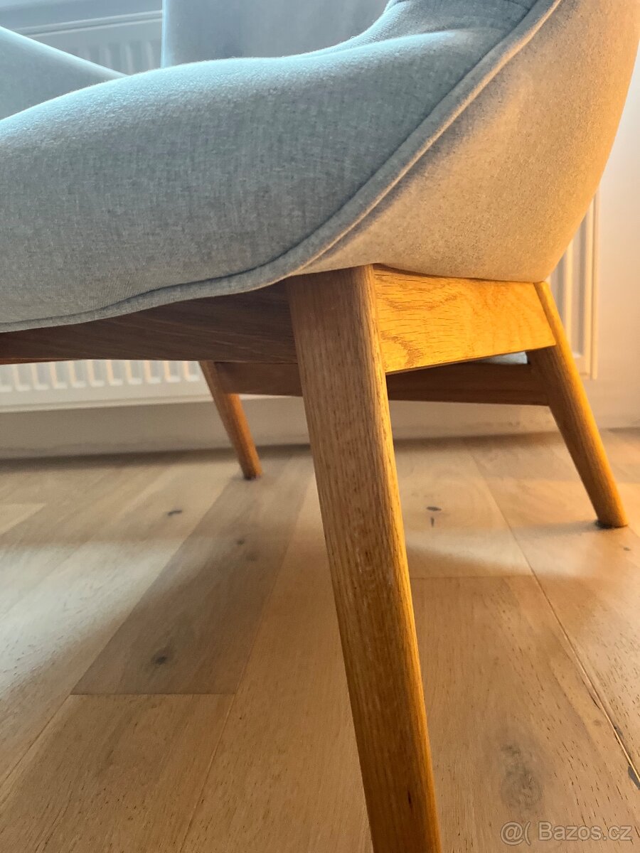 Křeslo s podnožkou - 8