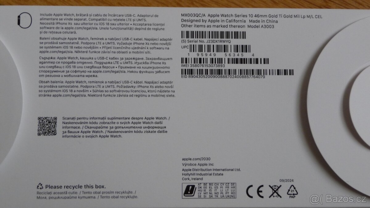 Apple Watch Series 10 46mm zlatý titan + milánský tah | TOP - 8