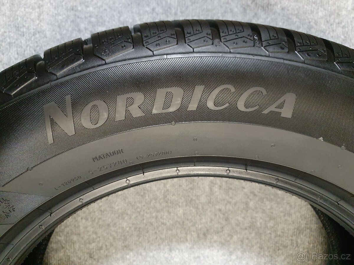4x ZÁNOVNÍ 235/60 R17 Zimní pneu Matador Nordicca - 8