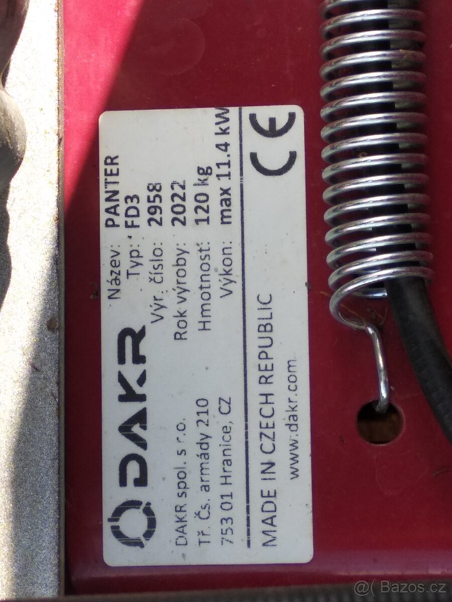DAKR Panter FD-3 / CEPÁKOVÝ MULČ. MC 100 - 8