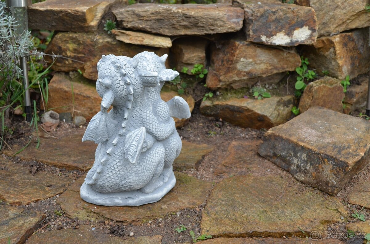 Zahradní dekorace- Dva dráčci - 8