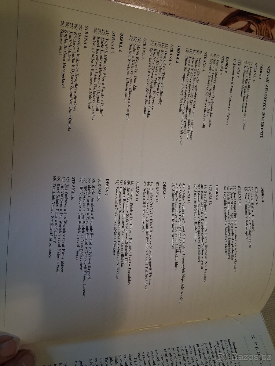 EP vinyl - Dějiny českého divadla /8xEP/. - 8