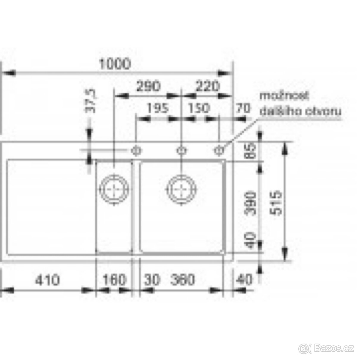 Granitový dřez Franke 100x51,5 cm - 8