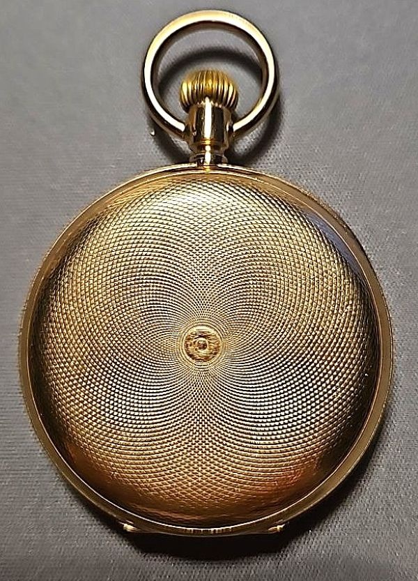 Vzácné zlaté kapesní hodinky August Ericsson - 8